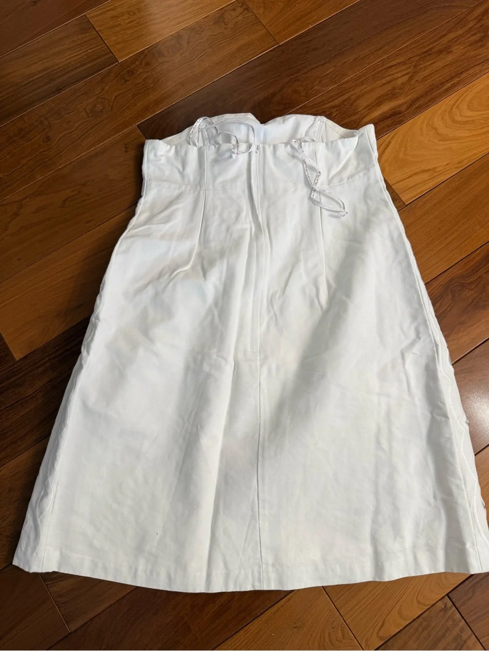 Lilly Pulitzer White Strapless Floral Eyelet Sundress - Picture 5 of 8